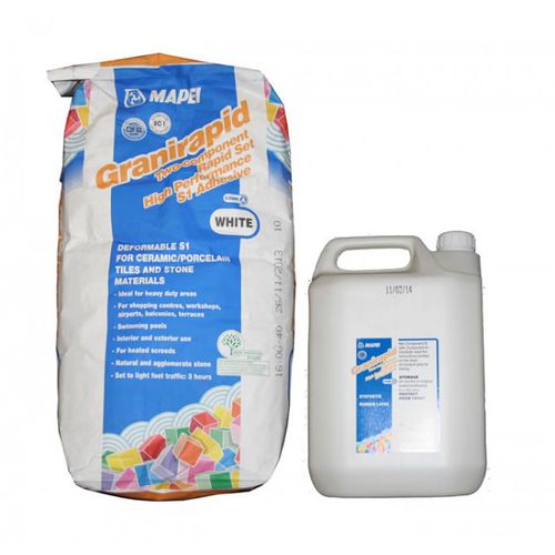 Malta collante sigillante - GRANIRAPID - MAPEI GB - per piastrelle / idraulico / per cemento