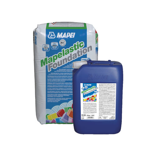 Malta di tenuta - MAPELASTIC FOUNDATION - MAPEI GB - per calcestruzzo / per muratura / per cemento