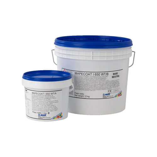Intonaco di protezione - MAPECOAT I 650 WT - MAPEI GB - per calcestruzzo / epossidico / opaco