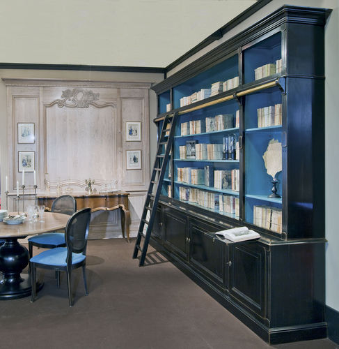 Libreria classica - APOTHICAIRE - Michel Ferrand - in legno / con scala integrata