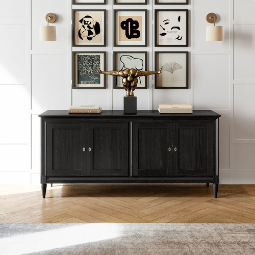 Credenza classica - Concorde - Michel Ferrand - in legno / con ante battenti / con 4 gambe