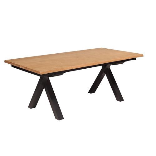 Tavolo contemporaneo - CANOPEE - Michel Ferrand - in legno / con supporto in legno / rettangolare