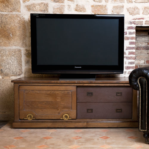 Mobile porta TV classico - HORLOGER - Michel Ferrand - lowboard / con cassetti / con vano contenitore