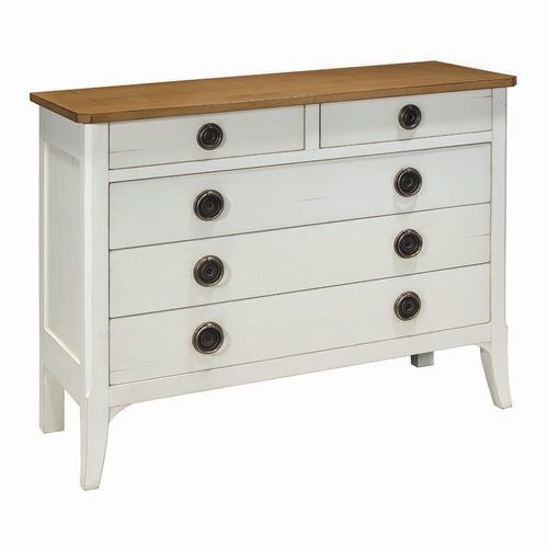 Cassettone classico - 1266 - Michel Ferrand - in legno / rettangolare / 5 cassetti