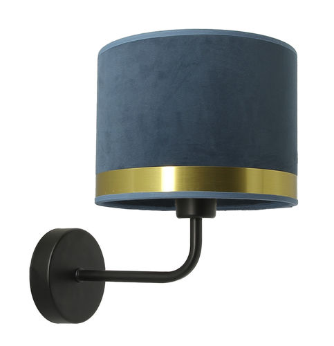 Applique Art Deco - METROPOLIGHT - da interno / in metallo / in velluto