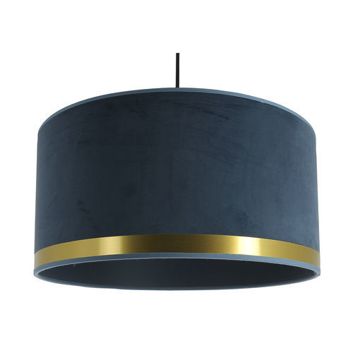 Lampada a sospensione - METROPOLIGHT - in ottone / in tessuto / Art Deco