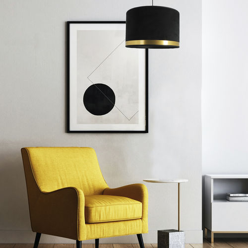 Lampada a sospensione - METROPOLIGHT - in tessuto / in velluto / in PVC