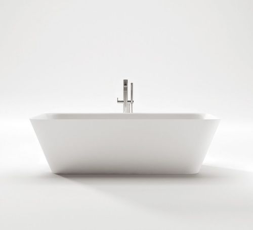 Vasca da bagno da appoggio - EQUAL - Disenia - per ambiente abitativo / in composito / contemporanea