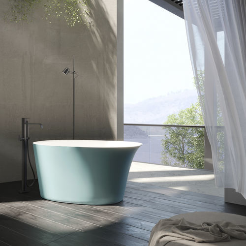Vasca da bagno ovale - LEVANTE - Disenia - da appoggio / per ambiente abitativo / in composito
