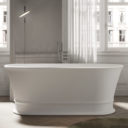 Vasca da bagno ovale - DEKÒ - Disenia - da appoggio / per ambiente abitativo / in composito