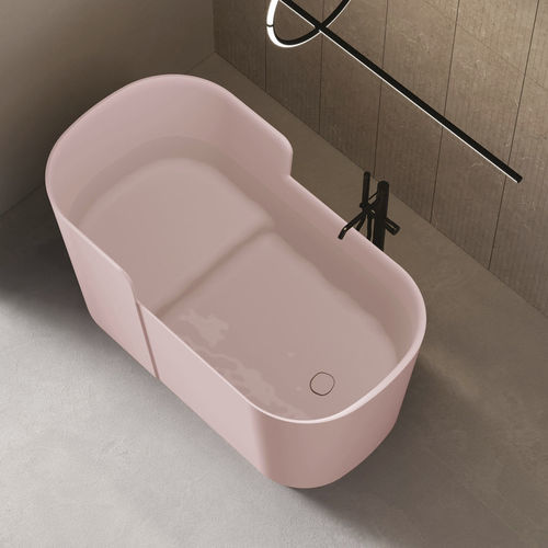 Vasca da bagno da appoggio - Trinity - Disenia - per ambiente abitativo / in resina acrilica / contemporanea