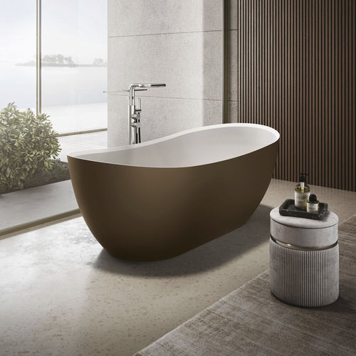 Vasca da bagno ovale - Kuna - Disenia - da appoggio / per ambiente abitativo / in resina acrilica