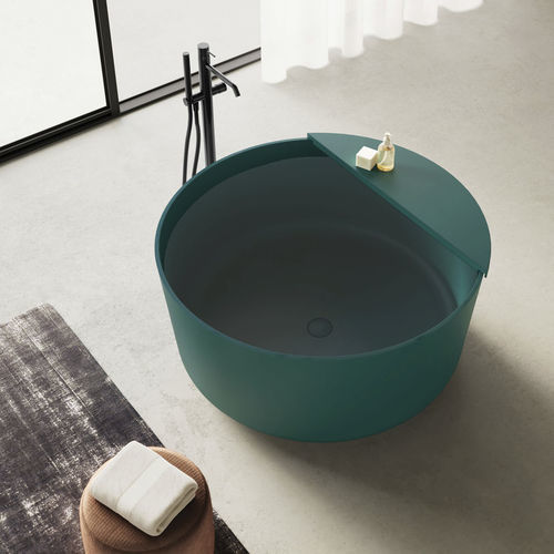 Vasca da bagno rotonda - Soul  - Disenia - da appoggio / per ambiente abitativo / in composito