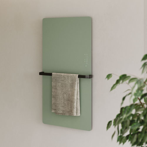 Scaldasalviette elettrico - HELIOS - Disenia - contemporaneo / in metallo / bianco