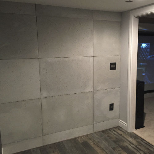 Paramento in calcestruzzo ad alte prestazioni - LIHERA TRAVERTINE - Cemento Inc. - indoor / spazzolato / aspetto cemento