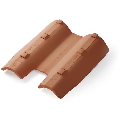 Tegola coppo - BICOPPO® ROSSO DA - Fornace laterizi Vardanega Isidoro srl - a cappello / in terracotta / doppia