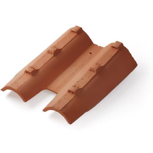 Tegola coppo - BICOPPO® ROSSO - Fornace laterizi Vardanega Isidoro srl - a cappello / in terracotta / doppia