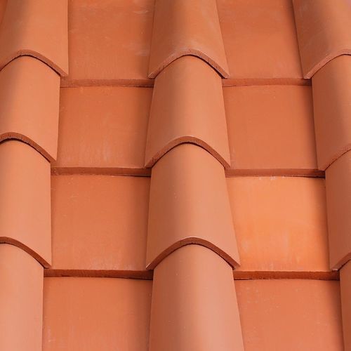 Tegola embrice - UNIKA® EMBRICE DI FALDA ROSSO - Fornace laterizi Vardanega Isidoro srl - di bordo / in terracotta / grande