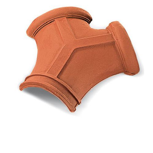 Tegola a tre vie - V1T-0 - Fornace laterizi Vardanega Isidoro srl - di bordo / in terracotta / piccola