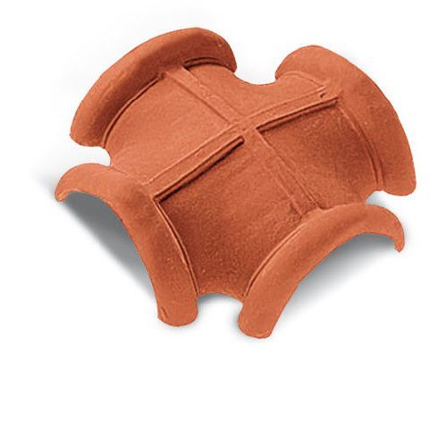 Tegola a quattro vie - Q1T-0 - Fornace laterizi Vardanega Isidoro srl - di colmo / in terracotta / piccola