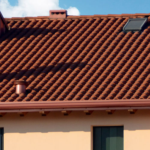 Tegola portoghese - COPPODOC - Fornace laterizi Vardanega Isidoro srl - in terracotta / grande / rossa