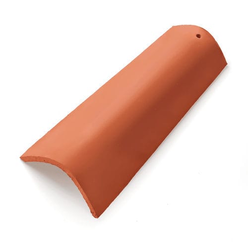 Tegola coppo - LINEA ROSSA ROSSO - Fornace laterizi Vardanega Isidoro srl - a cappello / in terracotta / grande