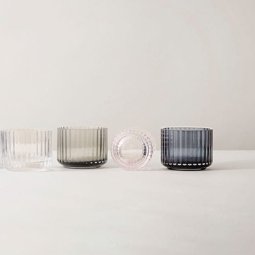 Portacandela in vetro soffiato - 201293 - LYNGBY PORCELÆN