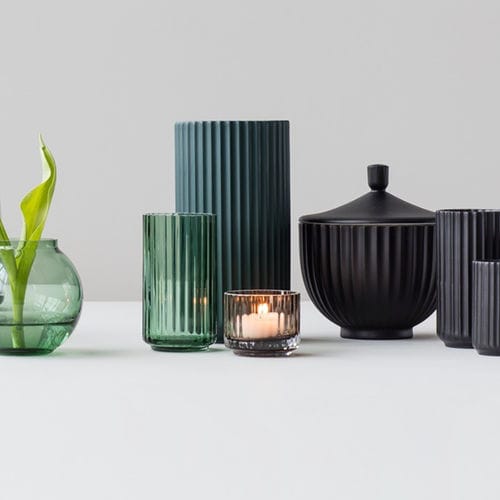 Portacandela in vetro soffiato - 201291 - LYNGBY PORCELÆN