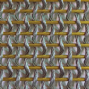 Tela metallica in acciaio inossidabile - XY-M2268 - Hebei Shuolong Metal Products Co.,Ltd - a maglia quadrata / decorativa
