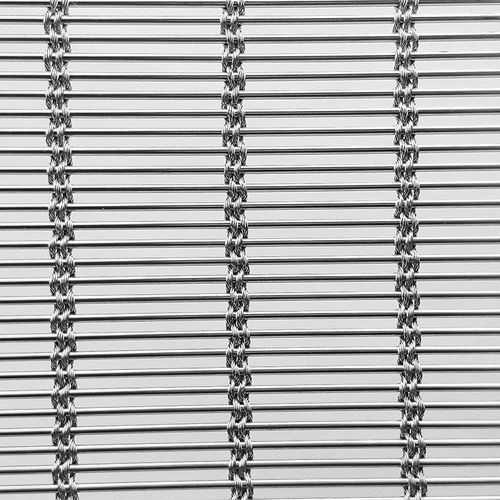 Tela metallica in acciaio inossidabile - XY-M4235 - Hebei Shuolong Metal Products Co.,Ltd - per frangisole / a maglia lunga / decorativa