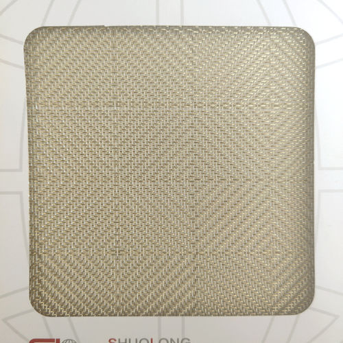 Tela metallica in acciaio inossidabile - XY-R-2825 - Hebei Shuolong Metal Products Co.,Ltd - per interni / tessuta / argentata