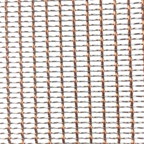 Tela metallica in acciaio inossidabile - XY-0815 - Hebei Shuolong Metal Products Co.,Ltd - in rame / per muro / a maglia lunga