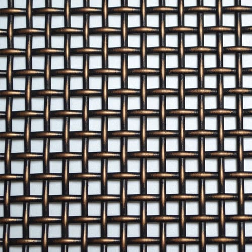 Tela metallica in acciaio inossidabile - XY-1593G - Hebei Shuolong Metal Products Co.,Ltd - per interni / a maglia quadrata / color rame