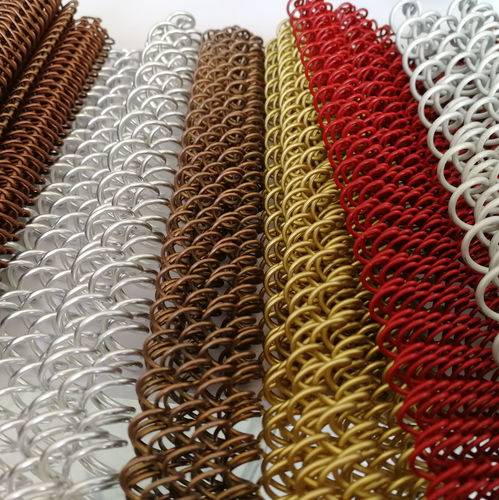 Tela metallica in alluminio - XY-AG1260 - Hebei Shuolong Metal Products Co.,Ltd - per tende / con fili a spirale / decorativa