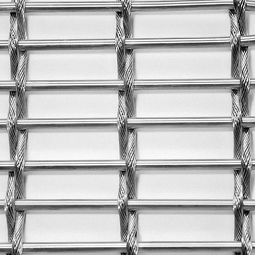 Tela metallica in acciaio inossidabile - XY-M2752 SHUOLONG - Hebei Shuolong Metal Products Co.,Ltd - per parete / a maglia lunga / argentata