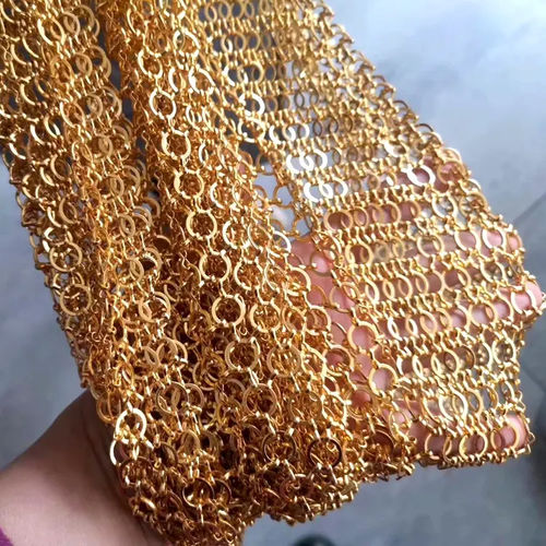 Maglia metallica per interni - XY-RING02 - Hebei Shuolong Metal Products Co.,Ltd - ad anelli / decorativa