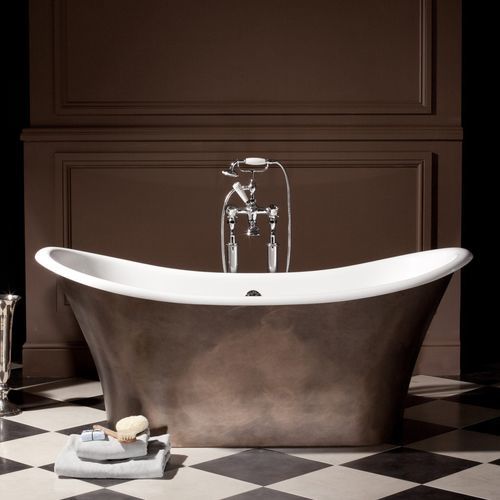 Vasca da bagno ovale - APOLLO - Albion Bath Co - da appoggio / filomuro / per ambiente abitativo