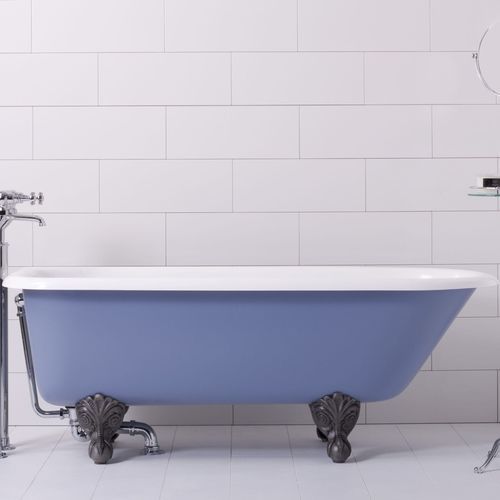 Vasca da bagno con piedi - SOLUS - Albion Bath Co - filomuro / per ambiente abitativo / in composito