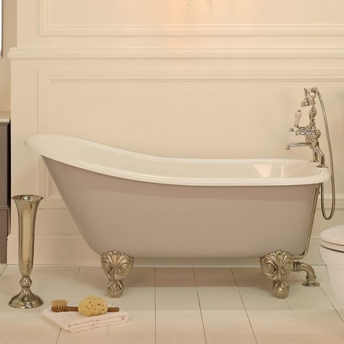Vasca da bagno con piedi - NEPTUNE - Albion Bath Co - filomuro / per ambiente abitativo / in composito