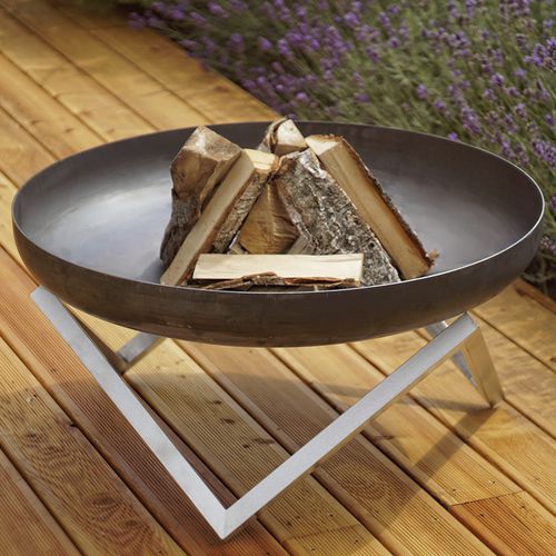 Braciere da giardino a legna - MEMEL - CURONIAN - in acciaio inossidabile / in acciaio al carbonio