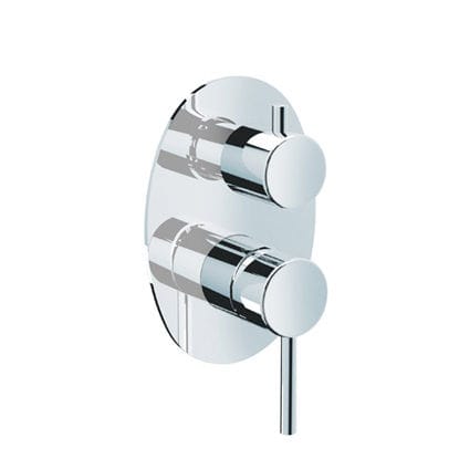Miscelatore da doccia - PE730333 - Rubinetterie Eurorama spa - da incasso / in metallo cromato / da bagno