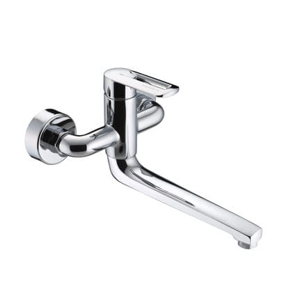 Miscelatore da parete - NEVA: 133400 - Rubinetterie Eurorama spa - in metallo cromato / da cucina / 2 fori