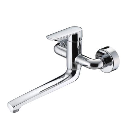 Miscelatore da parete - BLOG: 135400 - Rubinetterie Eurorama spa - in metallo cromato / da cucina / 2 fori