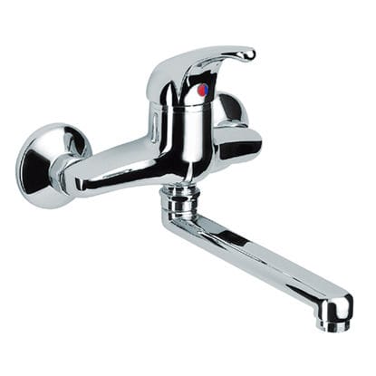 Miscelatore da appoggio - REVE: 14400 - Rubinetterie Eurorama spa - in metallo cromato / da cucina / 1 foro