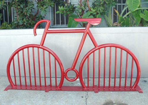Rastrelliera per biciclette a pavimento - BIG RED - CANTERBURY DESIGNS - per spazi pubblici / in acciaio / professionale