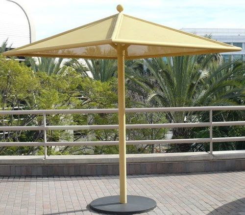 Ombrellone quadrato - CANTERBURY DESIGNS - in alluminio / in acciaio