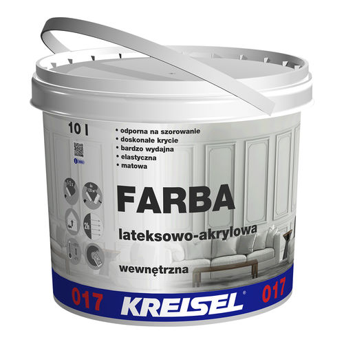 Pittura decorativa - FARBA AKRYLOWO LATEKSOWA 017 - Kreisel - da interno / per muro / per soffitto
