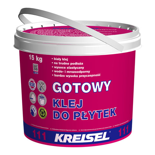 Colla in pasta di isolamento - DISPERSION 111 - Kreisel - di fissaggio / per cartongesso / per pietra