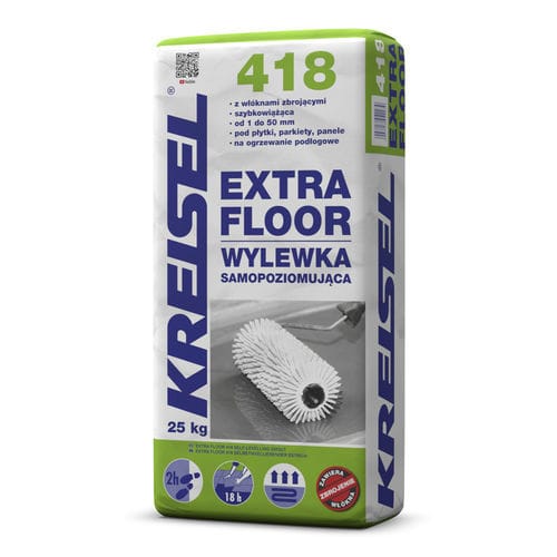Massetto fibrorinforzato - EXTRA FLOOR 418 - Kreisel - autolivellante / flottante / in cemento