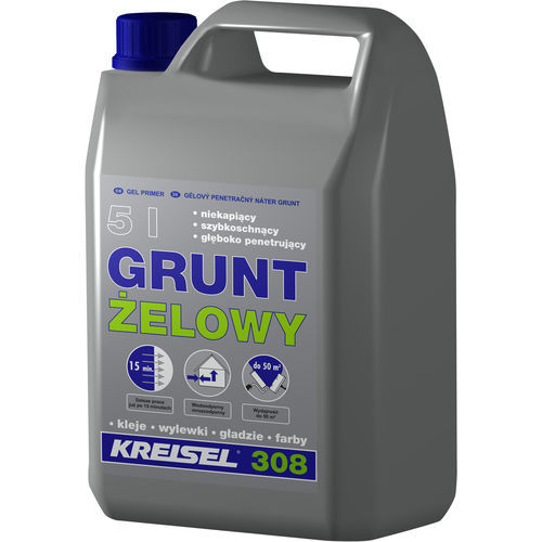 Primer dipinto - GRUNT ŻELOWY 308 - Kreisel - per cemento / per rivestimenti / polimerico